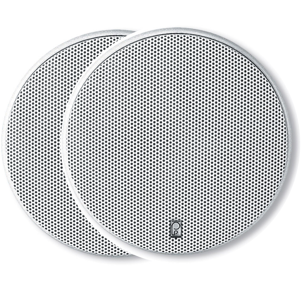 POLY-PLANAR MA6600 WHITE ROUND 6 1/2″ 400 WATTS
