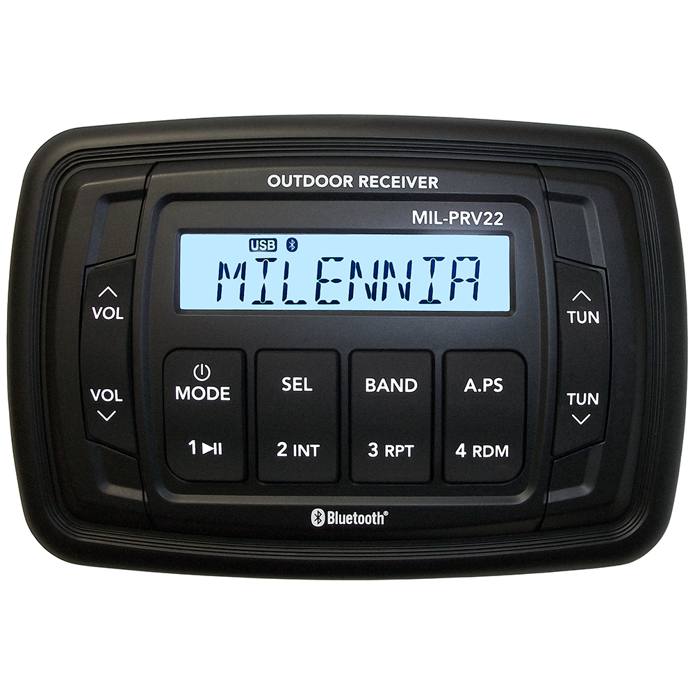 MILENNIA PRV22 AM/FM/USB/BT/ 4X45 WATT STEREO