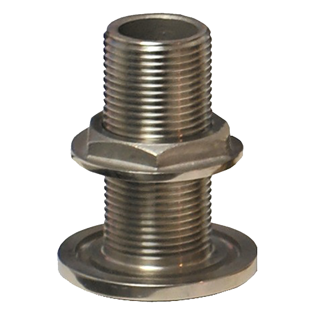GROCO 1 1/2″ STAINLESS STEEL THRU-HULL FITTING WITH NUT