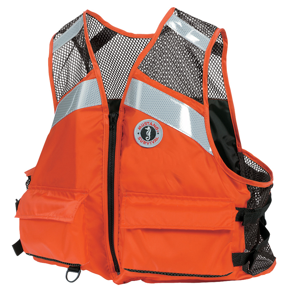 MUSTANG INDUSTRIAL MESH VEST 4XL/5XL ORANGE