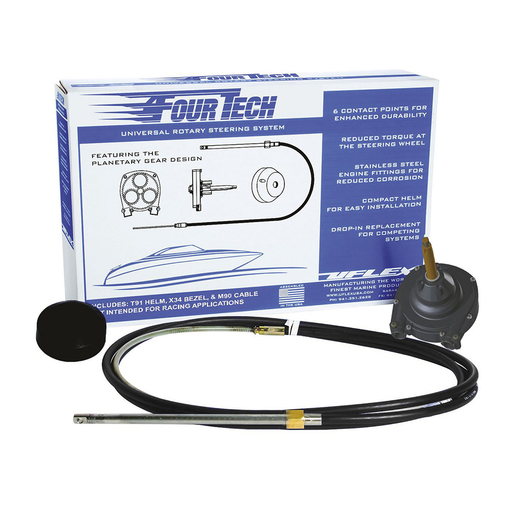 UFLEX FOURTECH 11′ BLACK MACH ROTARY STEERING SYSTEM